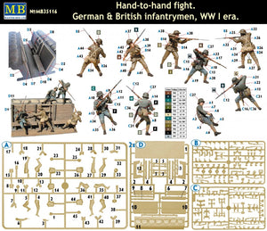 Master Box 35116 Combat au corps à corps : fantassins allemands et britanniques, Première Guerre mondiale – Bild 2