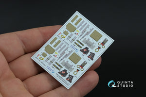 Quinta Studio QR+48094 GRU-7A tardif, 2 sièges éjectables pour F-14 A/F-14B (Hasegawa, GWH) 1/48 – immagine 2