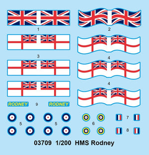 Trompette 03709 HMS Rodney (1/200) – immagine 4
