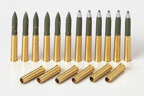 Tamiya 35191 M4 Sherman, projectiles en laiton de 75 mm, échelle 1/35 