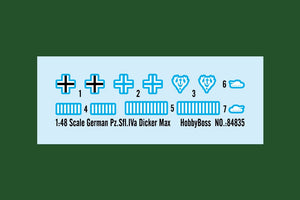 Hobby Boss 84835 Pz.Sfl.Iva allemand Dicker Max 1/48 – image 3