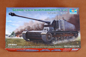 Trumpeter 00350 German 12.8cm Selbstfahrlafette L/6 Sturer Emil 1/35 – zdjęcie 2