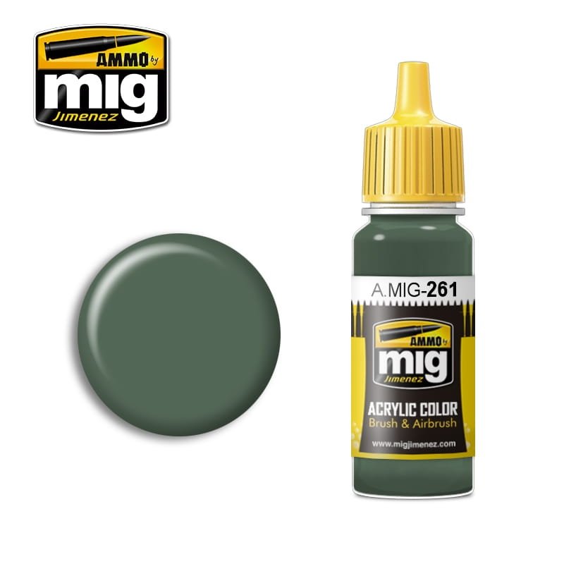 Munitions de Mig Jimenez 0261 - IJA Nakajima Green 17ml