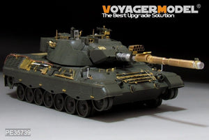 Maquette Voyager PE35739 du char de combat principal allemand Leopard 1A5 version B, incluant le canon (pour MENG TS-015), échelle 1/35 – image 4