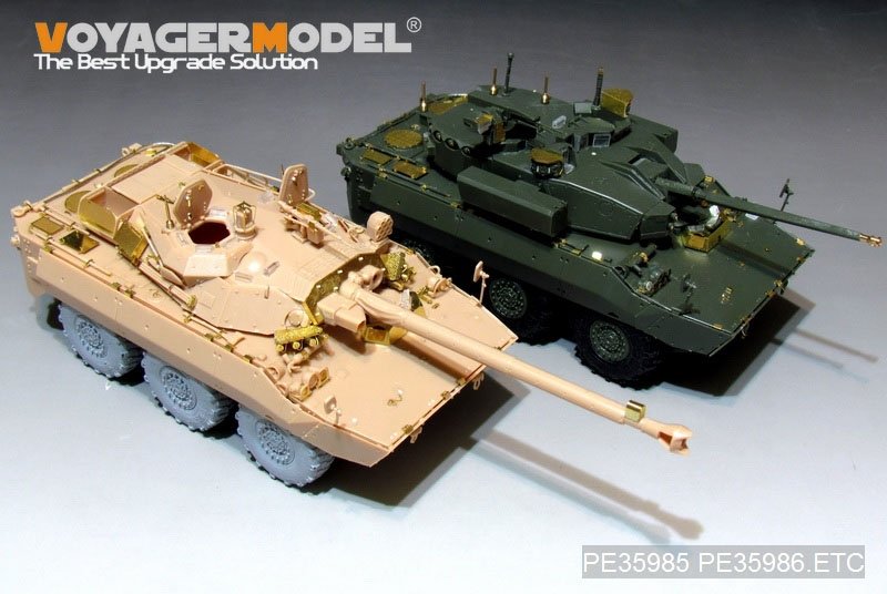 Maquette Voyager PE35986 Chasseur de chars français moderne AMX-10RCR (modèle de base pour Tiger, échelle 1/35) – immagine 19