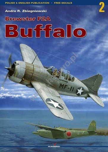 Kagero 3002 Brewster F2A Buffalo EN/PL (sans décalcomanies)