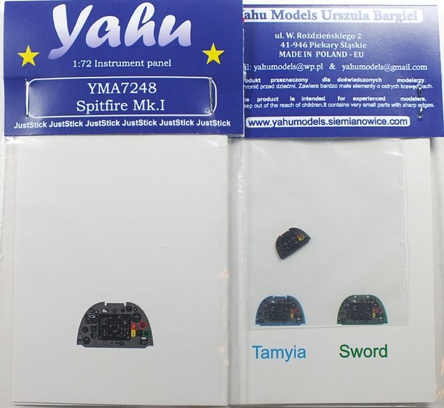Yahu YMA7248 Spitfire Mk.I (Tamiya) 1/72 