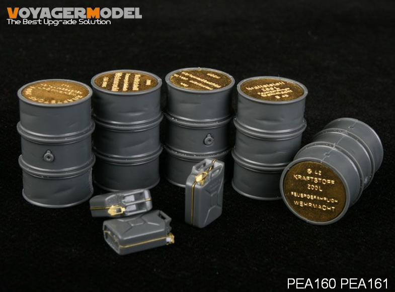 Couvercles de fûts de carburant allemands de 200 L, modèle Voyager PEA160, Seconde Guerre mondiale, échelle 1/35 – immagine 2