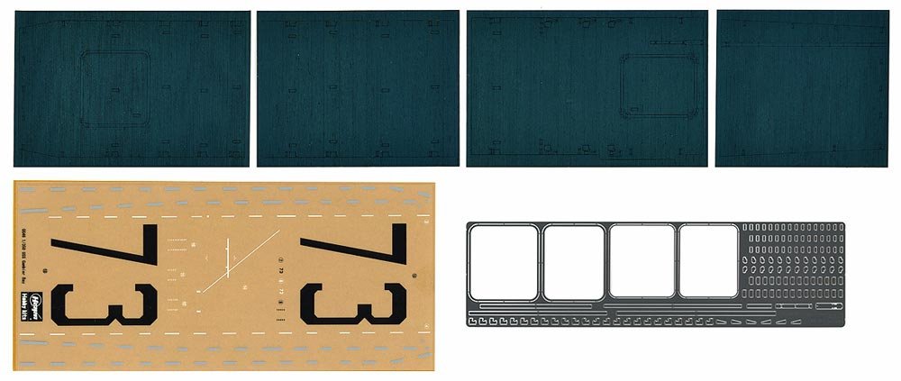 Hasegawa QG46 (72146) Pont en bois de l&amp;#39;USS Gambier Bay 1/350 – imagen 2