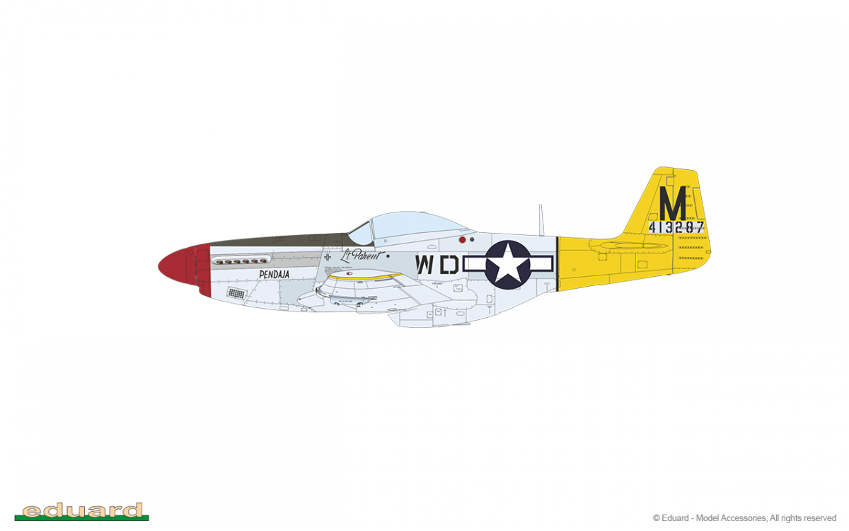Eduard 11159 RED TAILS &amp;amp; Co. COMBO DOUBLE 1/48 – immagine 18
