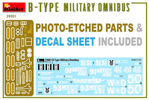 MiniArt 39001 B-TYPE MILITARY OMNIBUS 1/35 – zdjęcie 5