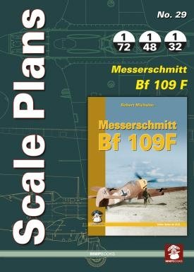 MMP Books 78982 Plans à l'échelle n° 29 Messerschmitt Bf 109F EN