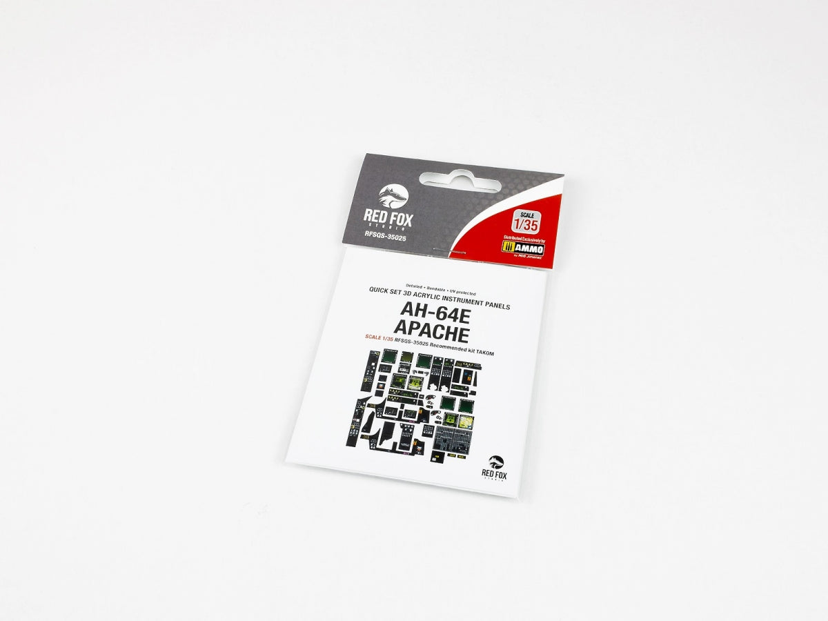Red Fox Studio QS-35025 AH-64E Apache Takom 1/35 