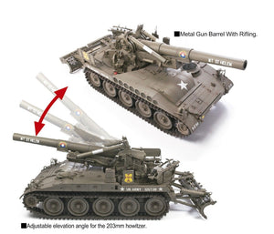 AFV Club 35110 Obusier M110 de l&amp;#39;armée américaine, canon de 8 pouces (203 mm), échelle 1/35 – Bild 4