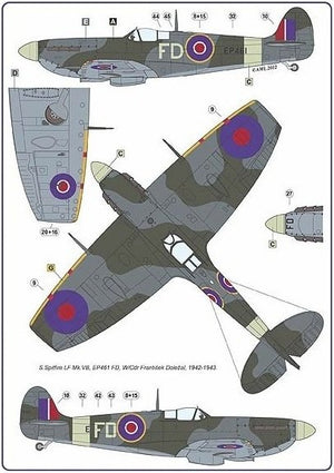 AML D32004 Czechoslovak commanders in the Spitfire 1/32 – zdjęcie 3