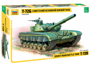 Zvezda 3550 Char de combat principal russe T-72B 1/35