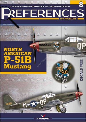 Kagero 25008 North American P-51B Mustang - Références pour maquettistes