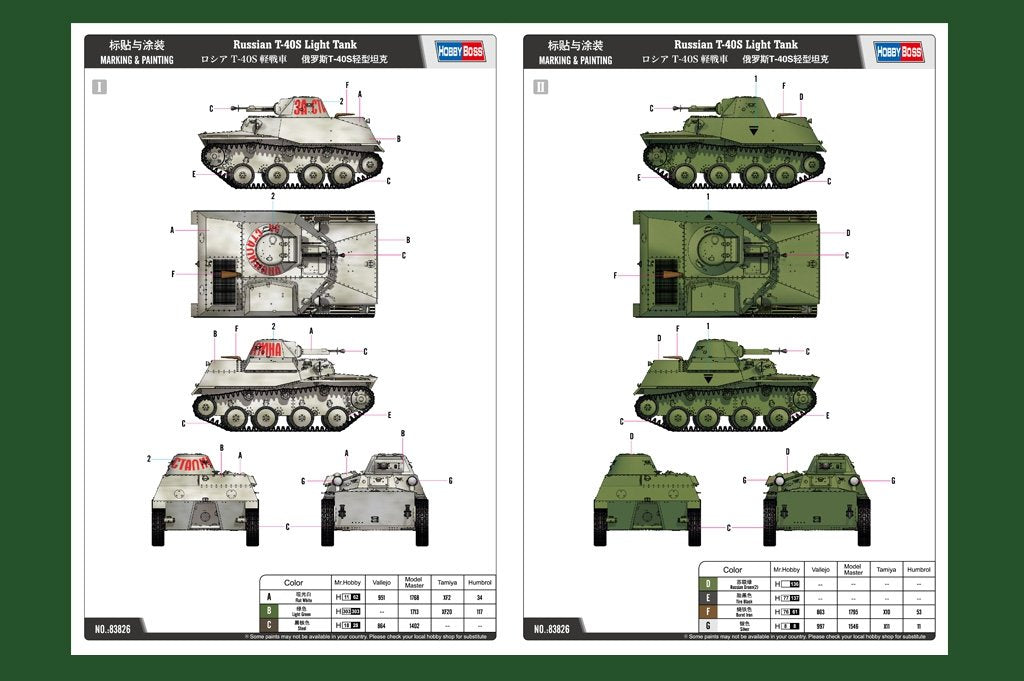 Hobby Boss 83826 Char léger russe T-40S – Bild 3