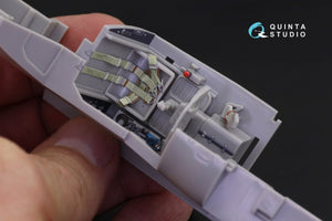 Intérieur imprimé en 3D et coloré sur papier décalcomanie Quinta Studio QD32058 Bf 109K-4 (pour maquette Hasegawa) 1/32 – immagine 5