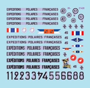 Star Decals 35-C1420 M29C Weasel - E.P.F. Les Expeditions Polaires Francaises. French Polar Expeditions in the 1940-60s 1/35 – zdjęcie 2