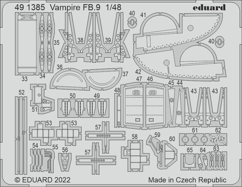 Eduard BIG49395 Vampire FB.9 AIRFIX 1/48 – image 4