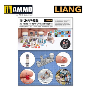 Modèle imprimé en 3D Liang 0410 Fournitures civiles 1/35 – image 2
