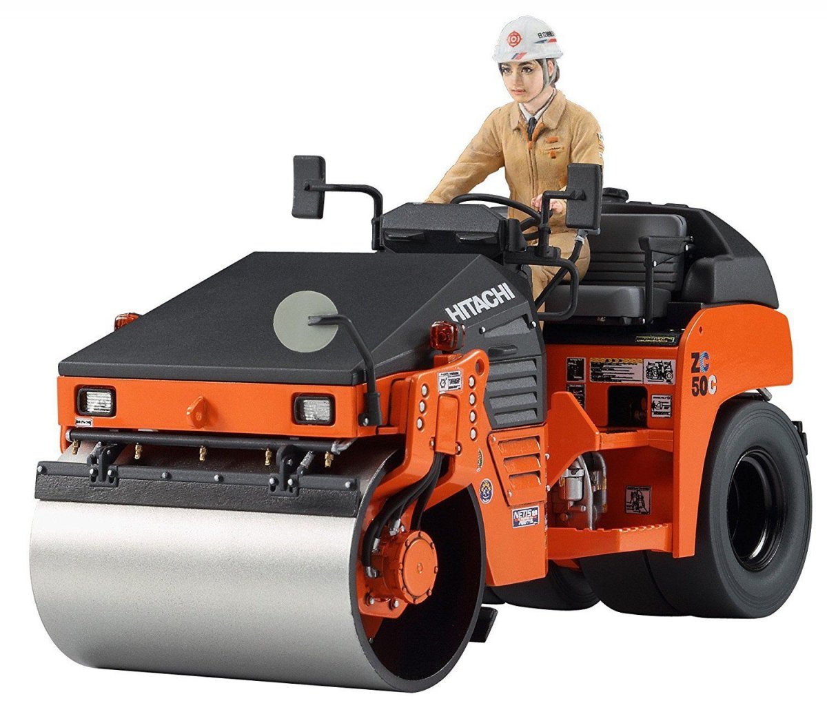 Hasegawa WM02 HITACHI ROULEAUX COMBINÉS VIBRANTS ZC50C-5 (1/35) – image 3