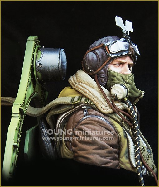 Young Miniatures YM1868 Pilote de Spitfire Mk.l de la RAF, Seconde Guerre mondiale, échelle 1/10  – immagine 7