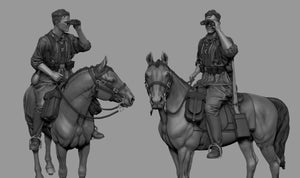 Panzer Art FI35-223 Cavalier monté allemand de la 8e division Waffen-SS Florian Geyer 1/35 – immagine 2