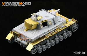 Voyager modèle PE35180 Seconde Guerre mondiale Pz.KPfw. IV Ausf F1 &amp;quot;Vorpanzer&amp;quot; pour DRAGON 6398 1/35 – image 6