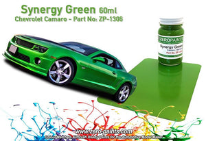 Peinture Zero Paints ZP-1306 Chevrolet Camaro Synergy Green 60 ml