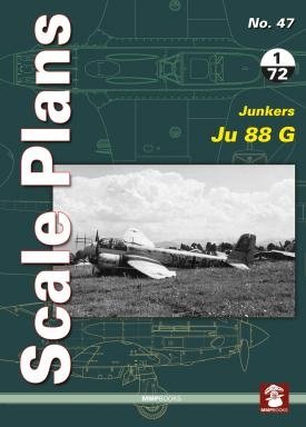 MMP Books 81951 Plans à l'échelle n° 47 : Junkers Ju 88 G EN