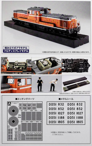 Locomotive diesel Aoshima 00999 DD51 Type standard 1/45  – Bild 2