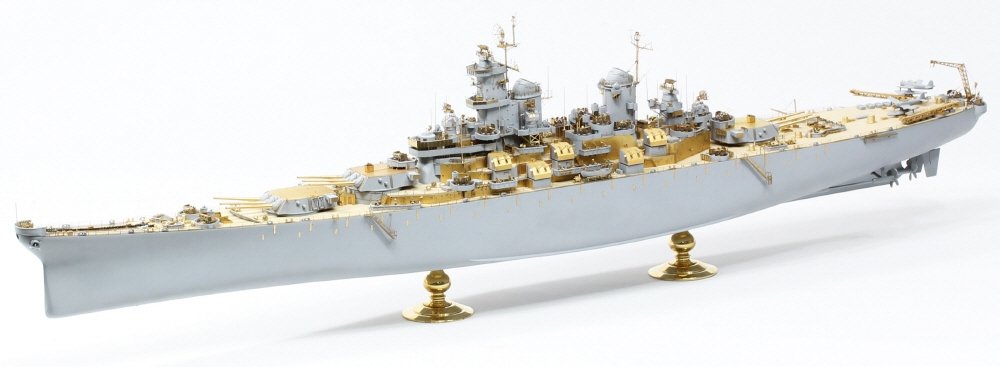 Pontos 35026FN USS BB-63 Missouri 1945 Kit de détails (Pont en bois teinté teck) (1/350) – immagine 2