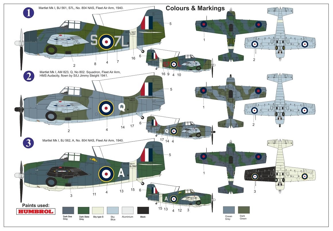 AZ Modèle AZ7804 Martlet Mk.I 1/72  – imagen 2
