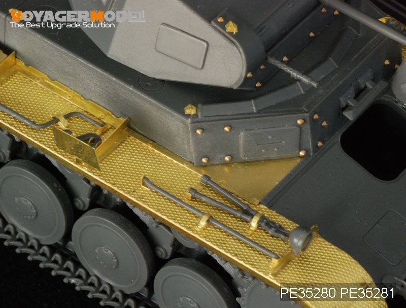 Ailes Voyager Model PE35281 pour char allemand Pz.Kpfw.II Ausf.A/B/C, compatibles avec le modèle TAMIYA 35292 au 1/35  – imagen 4