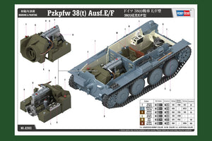 Hobby Boss 82603 38(t) tank E/F type 1/16 – zdjęcie 6
