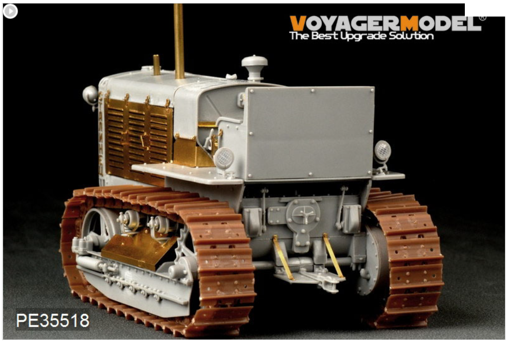 Tracteur soviétique ChTZ S-65 de la Seconde Guerre mondiale, modèle Voyager PE35518, pour maquette Trumpeter 05538, échelle 1/35 – image 2