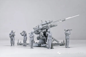 Maquette Border BT-013 Canon antiaérien allemand Flak36 de 88 mm avec 6 servants, échelle 1/35 – Bild 4