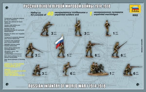 Zvezda 8082 Infanterie Russe Première Guerre Mondiale 1/72 – image 2