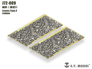 Modèle ET J72-009 Feuilles Type 3