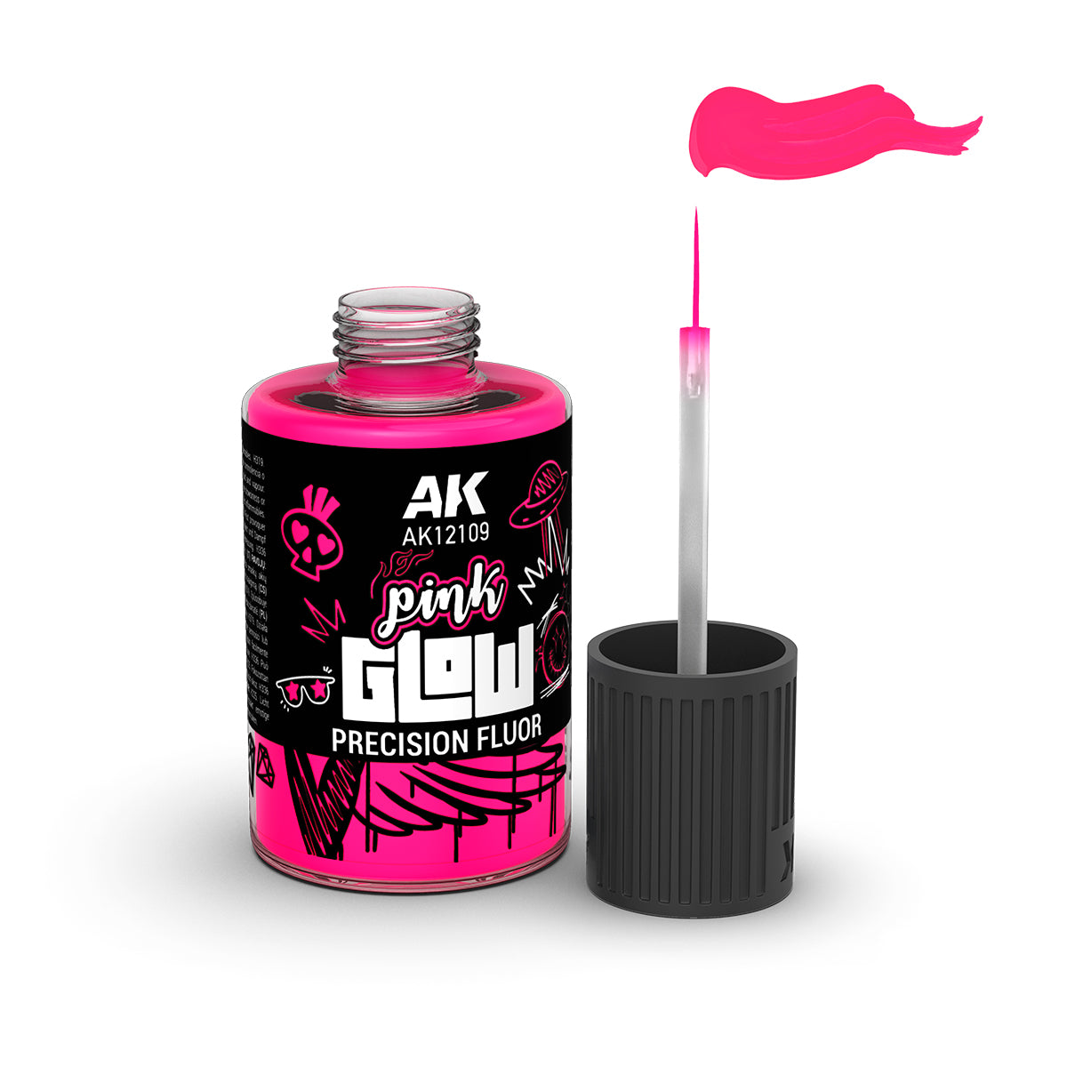 AK Interactive AK12109 PINK GLOW PRECISION FLUOR 30ml – imagen 2