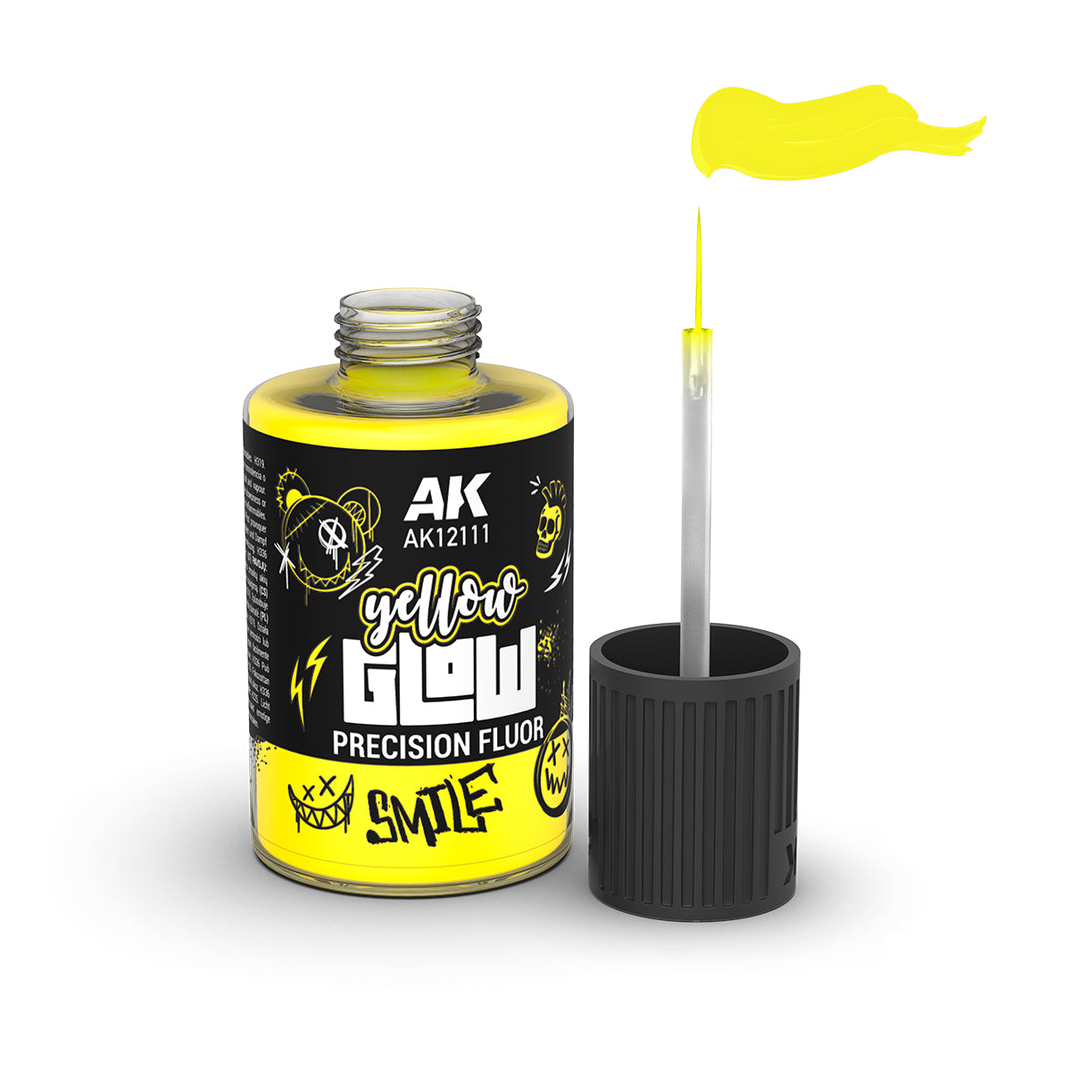 AK Interactive AK12111 YELLOW GLOW PRECISION FLUOR 30ml – image 2