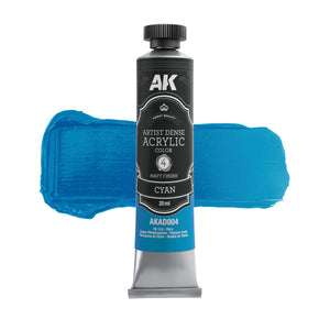 AK Interactive AKAD102 Artist Dense Acrylic Colors - Primary &amp;amp; Secondary Set – image 4