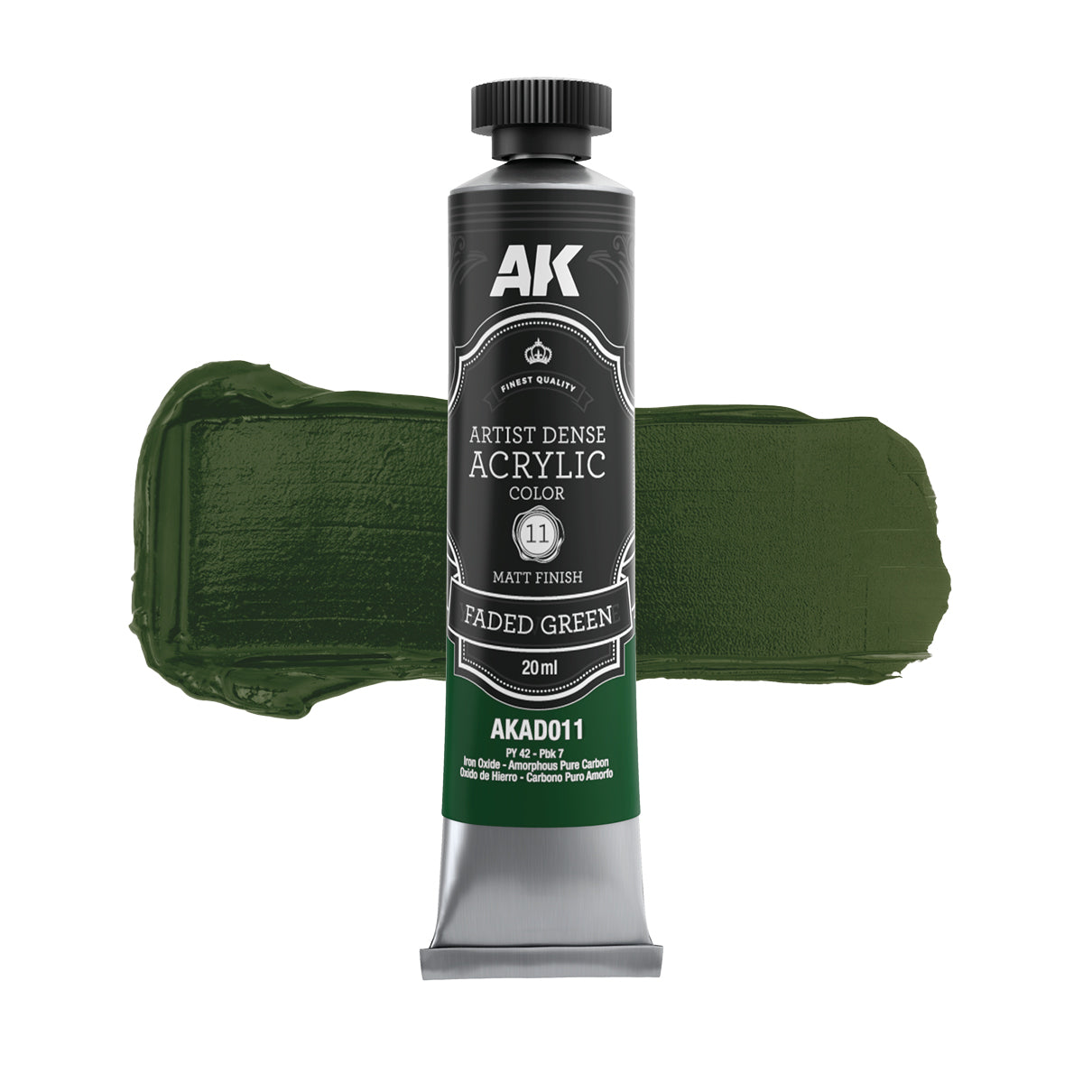 AK Interactive AKAD109 Artist Dense Acrylic Colors - Green Color Set – imagen 5