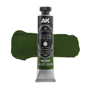 AK Interactive AKAD109 Artist Dense Acrylic Colors - Green Color Set – imagen 7