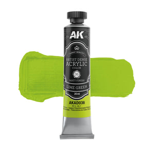 AK Interactive AKAD109 Artist Dense Acrylic Colors - Green Color Set – imagen 3