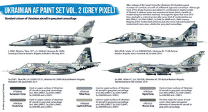 Hataka HTK-BS109 Ukrainian AF Paint Set Vol. 2 (Grey Pixel) – Bild 3