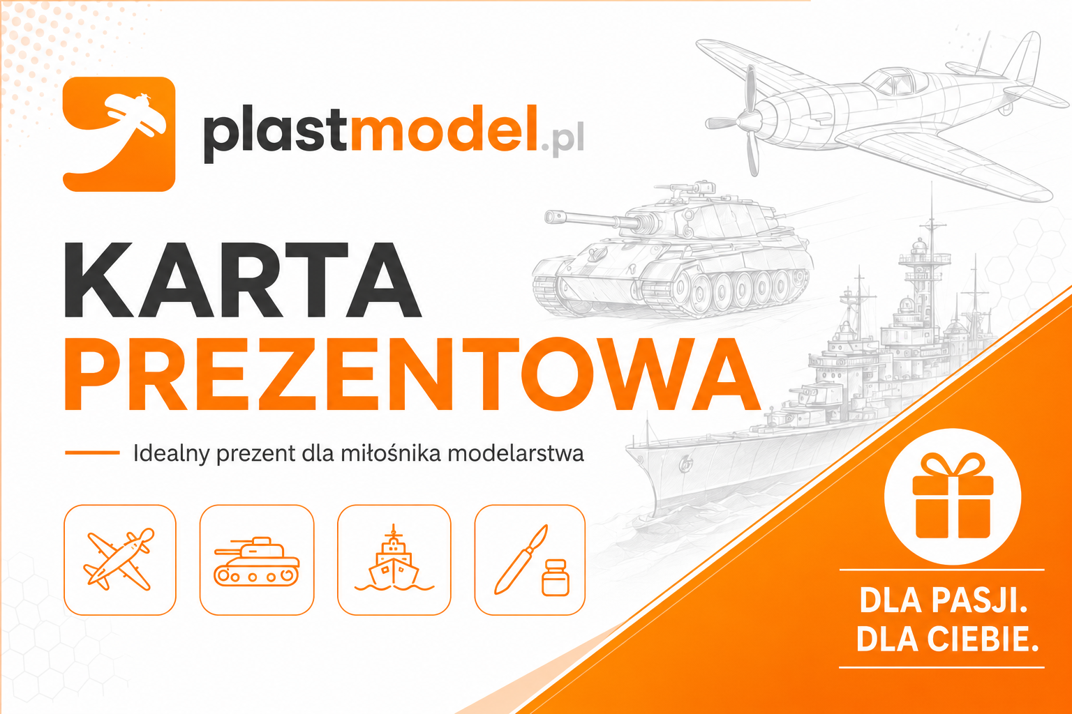 Karta prezentowa Plastmodel