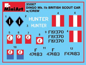 MiniArt 35067 DINGO Mk.1b VOITURE DE SCOUT BRITANNIQUE avec ÉQUIPAGE (1/35) – image 24